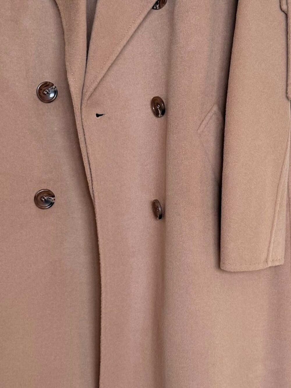 LilySilk Long Sleeve Super Warm 100% Wool Coat - Size S, NWT, Golden Camel - Picture 3 of 10